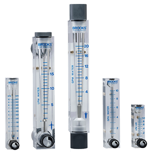 Brooks 2500 Series Acrylic Tube Variable Area Flow Meters